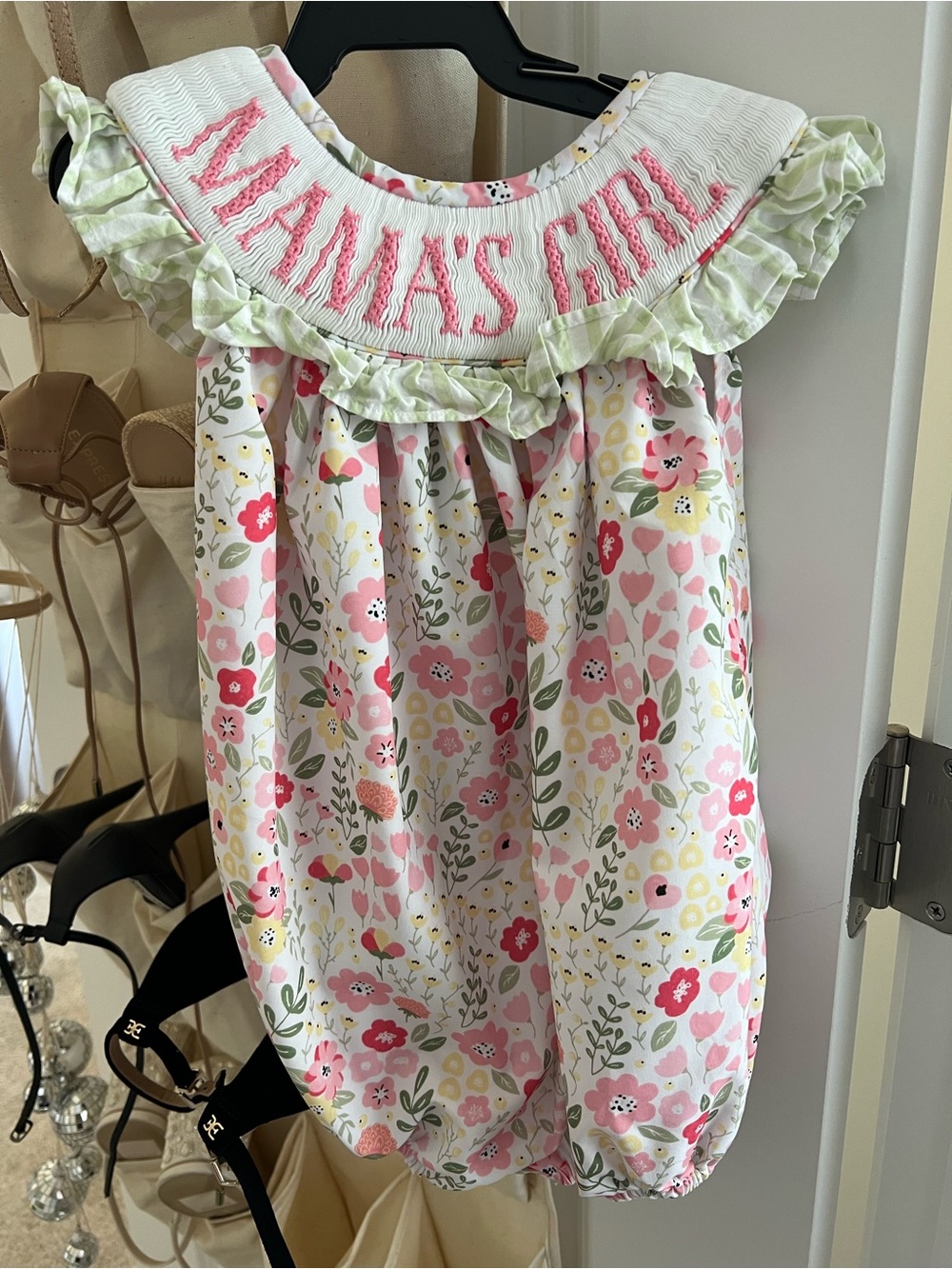Baby smocked bubble